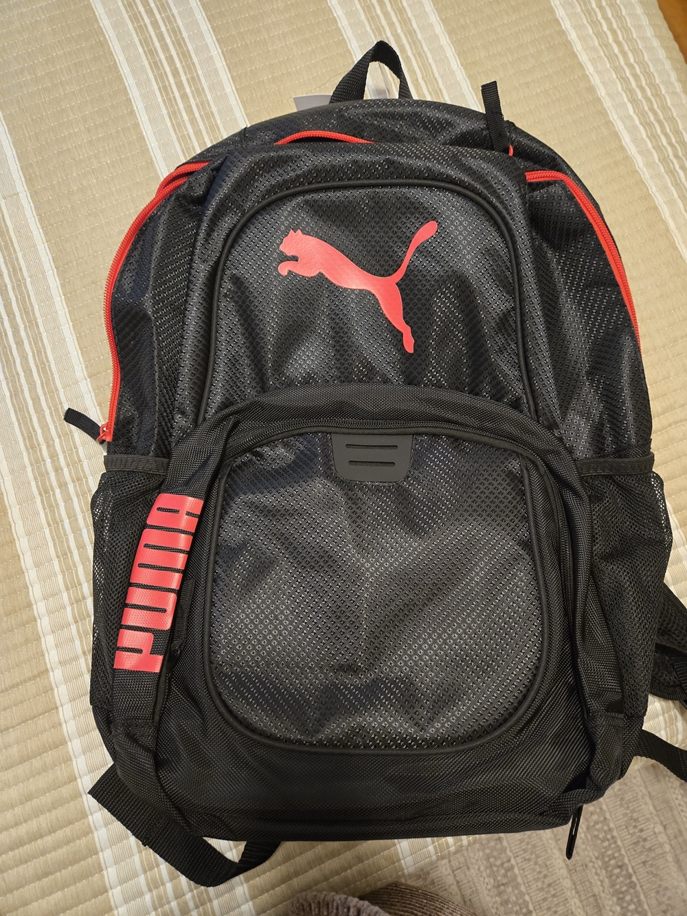 Puma Black and Red Men's Sport Backpack